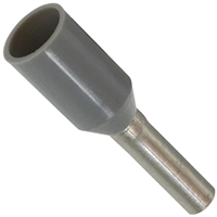 4.00 mm² Wire Size and 10 mm Pin Length Gray Insulated Single Wire Ferrule (11101040)