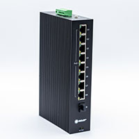 8 Port DIN Rail Mounted PoE Switch