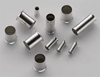 0.50 mm² Wire Size and 10 mm Pin Length Uninsulated Wire Ferrule