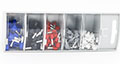 2 x 0.5 to 2 x 2.5 mm² Wire Size Twin Wire Ferrule in Slide Box (1617050T)