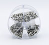 0.5 to 2.5 mm² Wire Size Uninsulated Wire Ferrule in Assortment Box