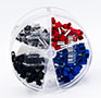 2 x 0.75 to 2 x 2.5 mm² Wire Size Twin Wire Ferrule in Assortment Box