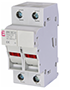 2 Pole, 18 to 8 AWG Wire Size, and Class CC Fuse Holder with LED Indication