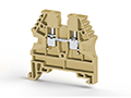 5.00 mm Width and 44.20 mm Height Beige Terminal Block