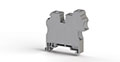 10.00 mm Width and 51.37 mm Height Gray Terminal Block