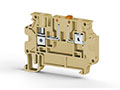 6.00 mm Width and 57.50 mm Height Beige Terminal Block