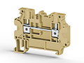 6.00 mm Width and 57.50 mm Height Beige Terminal Block