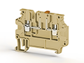 5.00 mm Width and 58.00 mm Height Beige Terminal Block