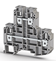10.00 mm Width and 78.65 mm Height Gray Terminal Block