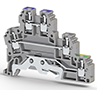 6.00 mm Width and 71.70 mm Height Gray Terminal Block