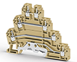 6.00 mm Width and 87.50 mm Height Beige Terminal Block