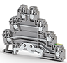 6.00 mm Width and 87.50 mm Height Gray Terminal Block