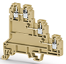 6.00 mm Width and 74.30 mm Height Beige Terminal Block