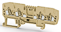 5.00 mm Width and 81.40 mm Height Beige Terminal Block (KL326210)