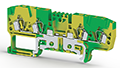 5.00 mm Width and 81.40 mm Height Yellow-Green Terminal Block