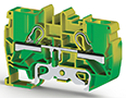 10.00 mm Width and 75.40 mm Height Yellow-Green Terminal Block