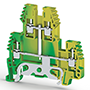 5.00 mm Width and 64.00 mm Height Yellow-Green Terminal Block