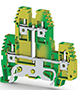 6.00 mm Width and 64.00 mm Height Yellow-Green Terminal Block