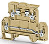 8.00 mm Width and 82.50 mm Height Beige Terminal Block