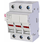 3 Pole, 18 to 8 AWG Wire Size, and Class CC Fuse Holder with LED Indication
