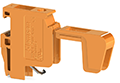 7.50 mm Width and 34.90 mm Height Orange Terminal Block