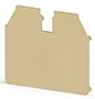 1.20 mm Width, 52.80 mm Height, and 45.70 mm Total Depth Gray End Plate
