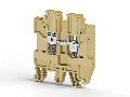 6.00 mm Width and 49.40 mm Height Beige Terminal Block