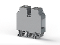16.00 mm Width and 62.00 mm Height Gray Terminal Block