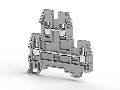 5.00 mm Width and 64.00 mm Height Beige Terminal Block