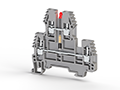 5.00 mm Width and 64.00 mm Height Gray Terminal Block