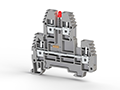 6.00 mm Width and 64.00 mm Height Gray Terminal Block
