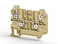 6.00 mm Width and 65.20 mm Height Beige Terminal Block