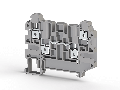 6.00 mm Width and 65.20 mm Height Gray Terminal Block