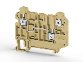 6.00 mm Width and 65.20 mm Height Beige Terminal Block