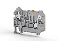 6.00 mm Width and 65.20 mm Height Gray Terminal Block