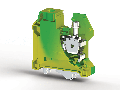 16.00 mm Width and 62.00 mm Height Yellow-Green Terminal Block