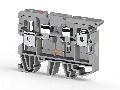 8.00 mm Width and 60.00 mm Height Gray Terminal Block