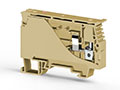 10.00 mm Width and 74.40 mm Height Beige Terminal Block