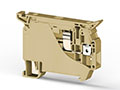 8.00 mm Width and 69.60 mm Height Beige Terminal Block