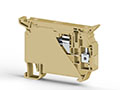 8.00 mm Width and 69.60 mm Height Beige Terminal Block