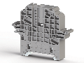 75.7 mm Height Gray End Stopper