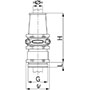 1.5 mm Pitch Thread and 5 mm Thread Length Metric Cable Gland for 3.0 to 5.0 mm Diameter Cable - 2