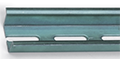 TS Series 35 x 15 mm Size and 2 m Length Steel Slotted Deep DIN Rail