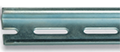 TS Series 35 x 7.5 mm Size and 2 m Length Steel Slotted Shallow DIN Rail