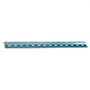 TS Series 35 x 7.5 mm Size and 1 m Length Slotted Aluminum DIN Rail