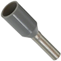 4.00 mm² Wire Size and 10 mm Pin Length Gray Insulated Single Wire Ferrule (11101040)