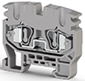 5.00 mm Width and 33.20 mm Height Gray Terminal Block